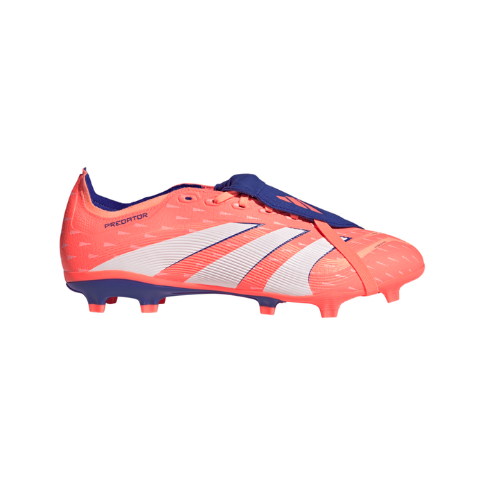 Adidas Predator League Fold-Over Tongue FG/MG Football Boots (Beam Orange/Lucid Blue/White)