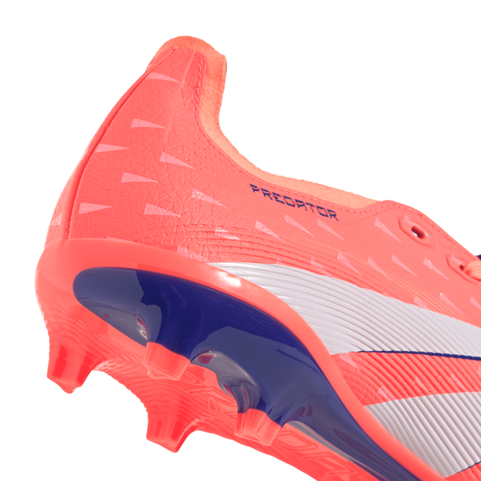 Adidas Predator League Fold-Over Tongue FG/MG Football Boots (Beam Orange/Lucid Blue/White)