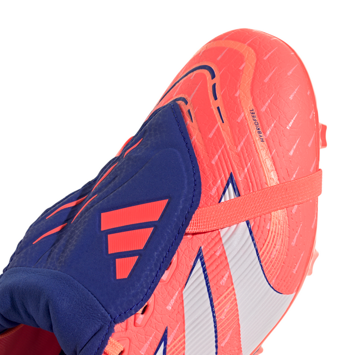 Adidas Predator League Fold-Over Tongue FG/MG Football Boots (Beam Orange/Lucid Blue/White)