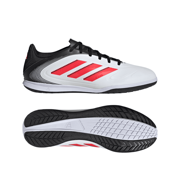 Adidas Copa Pure 3 Club IN Indoor Football Shoes (White/Lucid Red/Black)