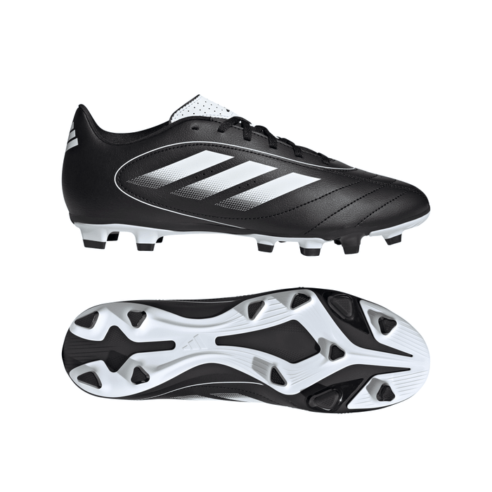 Adidas Goletto IX FG/MG Football Boots (Black/White/Black)