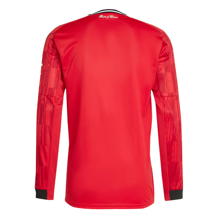 Manchester United Adult Long Sleeve Home Jersey 25/26