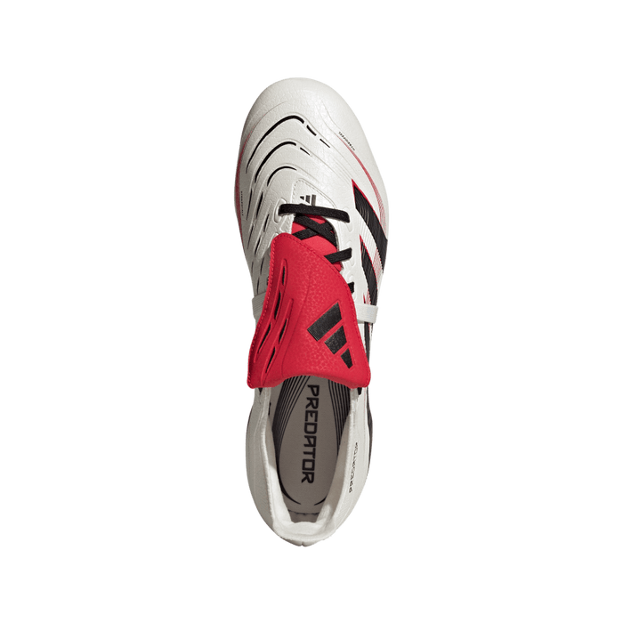 Adidas Predator League Fold-Over Tongue FG Football Boot (Off White/Core Black/Pure Ruby)