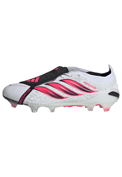Adidas Predator Elite Fold-Over Tongue FG Football Boots (White/Solar Turbo/Core Black)