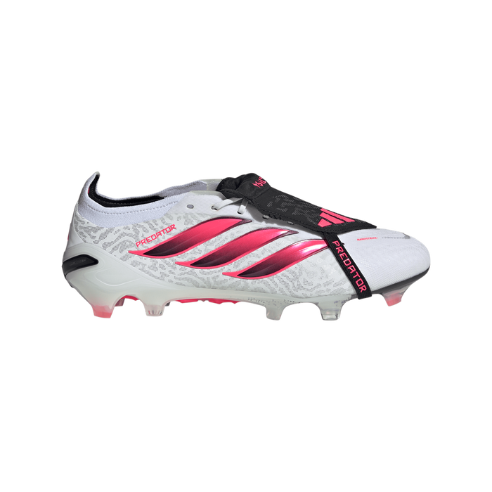 Adidas Predator Elite Fold-Over Tongue FG Football Boots (White/Solar Turbo/Core Black)