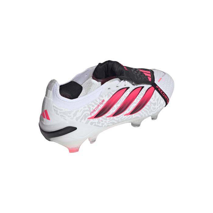 Adidas Predator Elite Fold-Over Tongue FG Football Boots (White/Solar Turbo/Core Black)