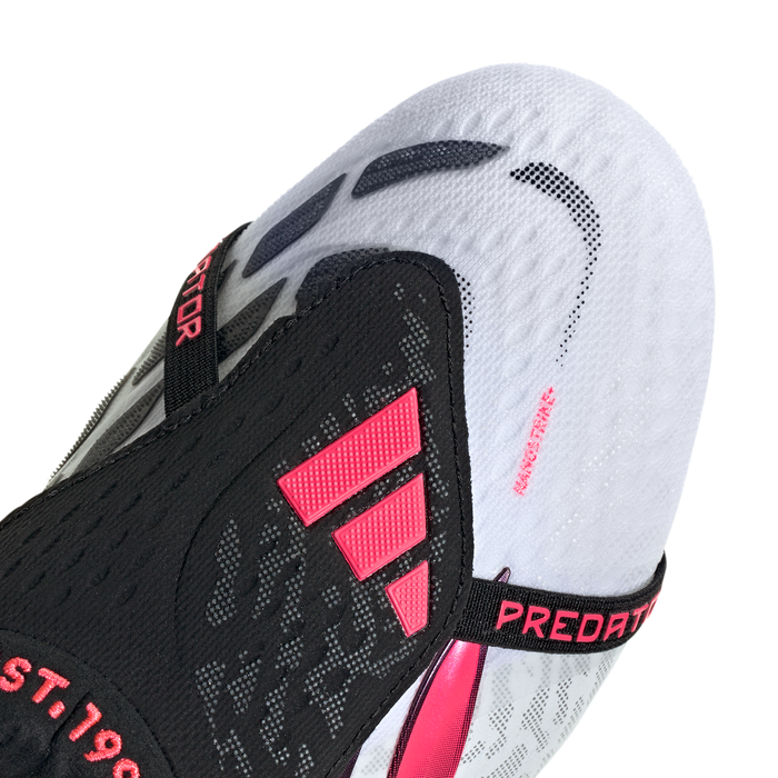 Adidas Predator Elite Fold-Over Tongue FG Football Boots (White/Solar Turbo/Core Black)