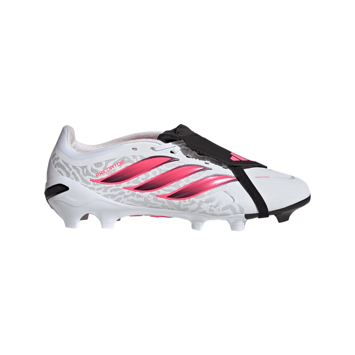 Adidas Predator League Fold-Over Tongue FG Football Boots (White/Solar Turbo/Core Black)