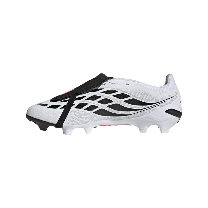 Adidas Predator League Fold-Over Tongue FG Football Boots (White/Solar Turbo/Core Black)