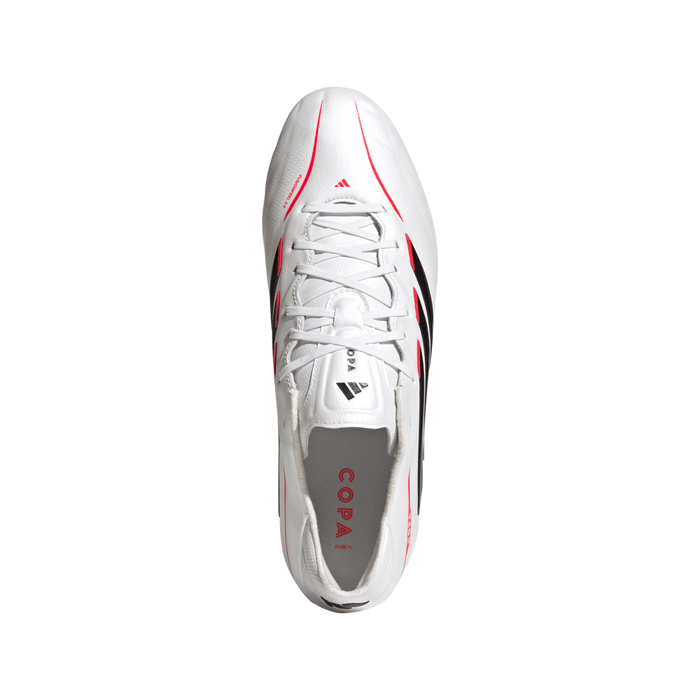 Adidas Copa Pure IV Pro FG Football Boots (Zero Metallic/Core Black/Lucid Red)