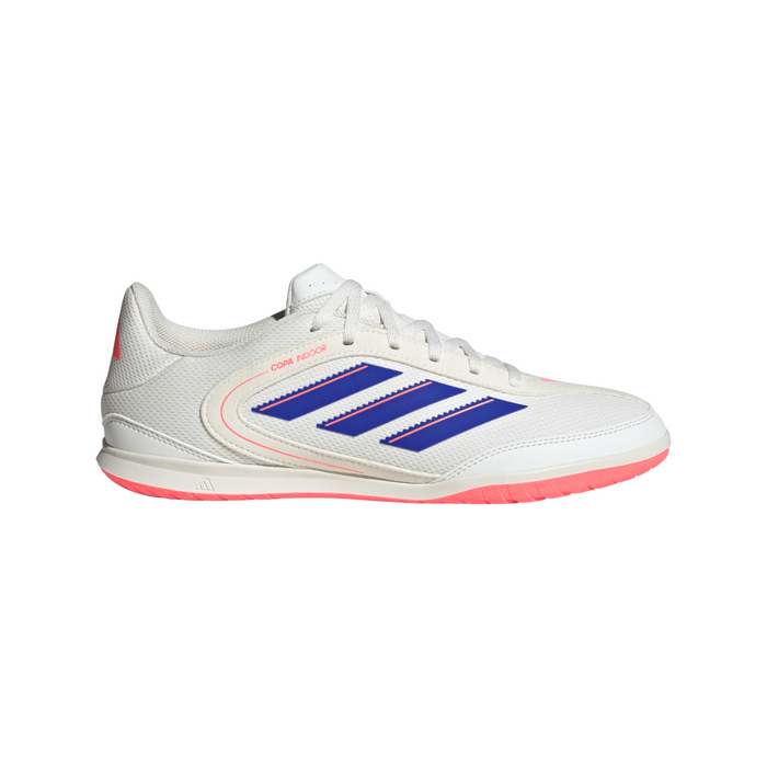 Adidas Copa Indoor Court Shoes (Off White/Lucid Blue/Coral)