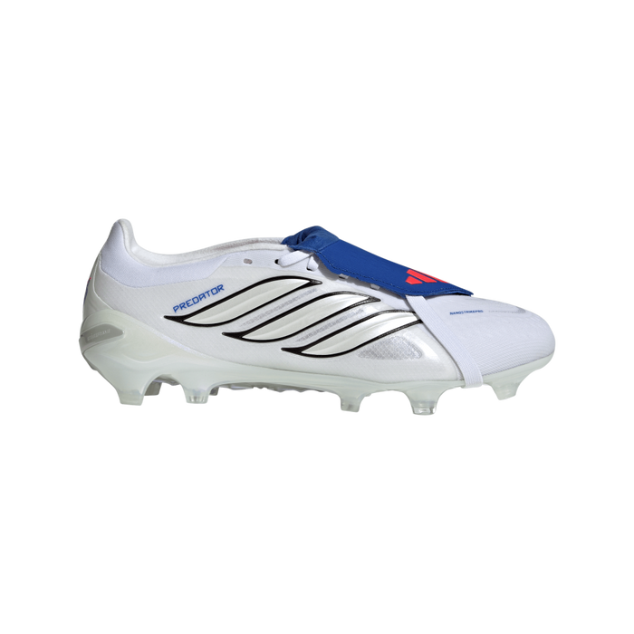 Adidas Predator Pro Fold-Over Tongue FG Football Boots (Cloud White/Zero Metallic/Royal Blue)