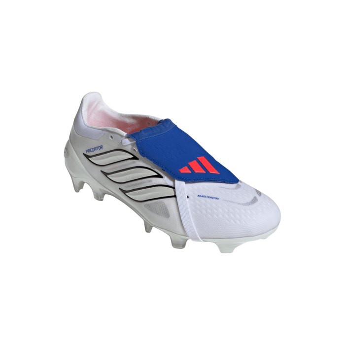 Adidas Predator Pro Fold-Over Tongue FG Football Boots (Cloud White/Zero Metallic/Royal Blue)