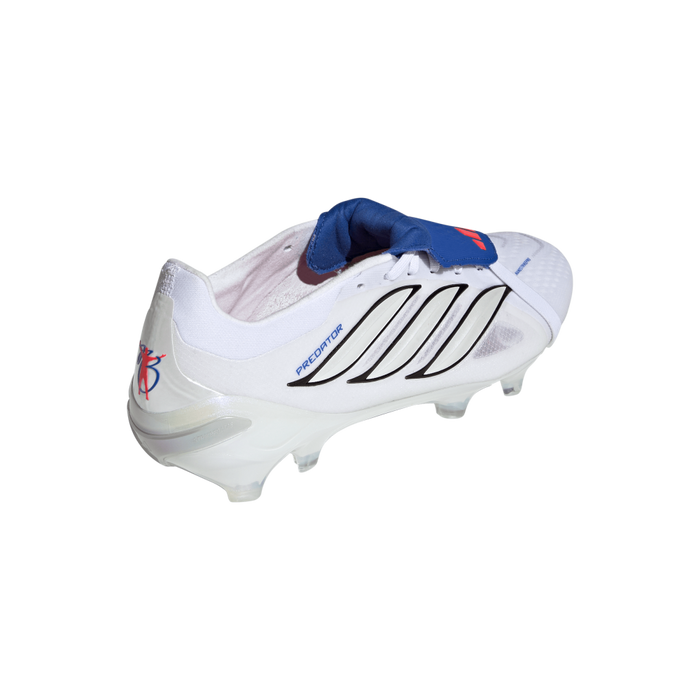 Adidas Predator Pro Fold-Over Tongue FG Football Boots (Cloud White/Zero Metallic/Royal Blue)