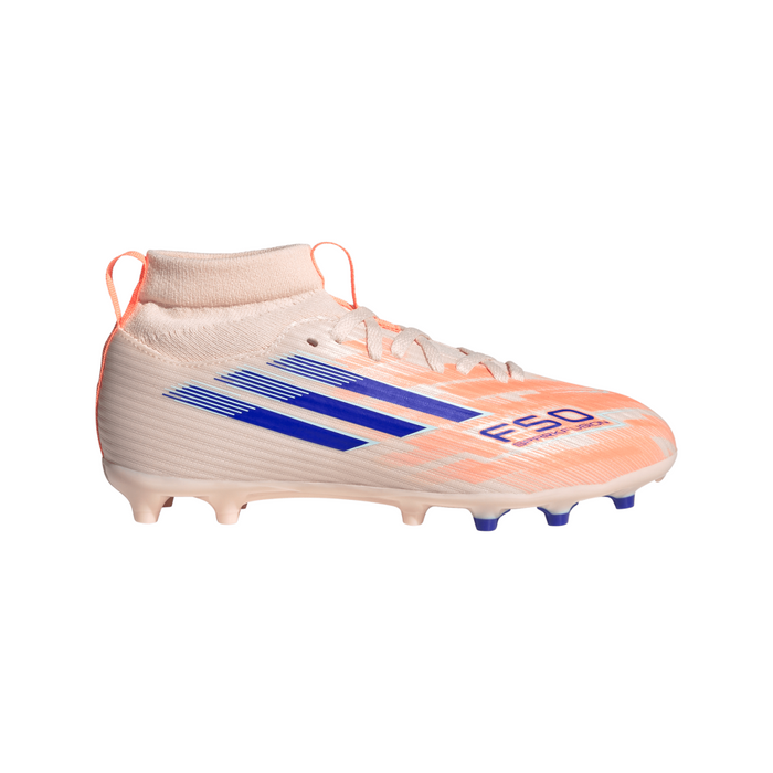 Adidas F50 Sparkfusion League FG/AG Jnr Football Boots (Bliss Orange/Lucid Blue/Beam Orange)