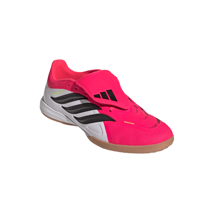 Adidas Predator League Fold-Over Tongue Indoor Football Shoes (Lucid Red/Core Black/Cloud White)
