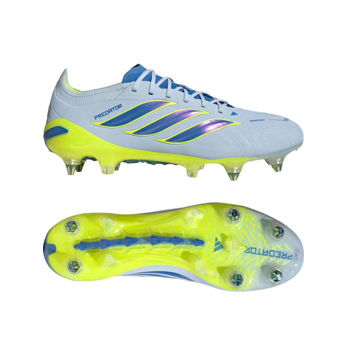 Adidas Predator Elite SG Football Boots (Crystal Sky/Ray Blue/Team Solar Yellow 2)