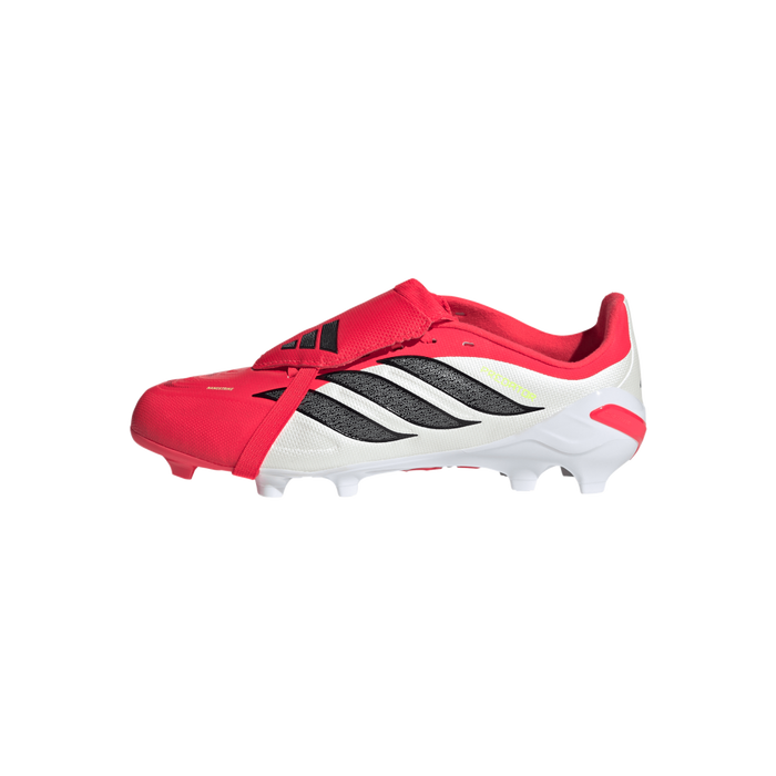 Adidas Predator League Fold-Over Tongue Jnr FG Football Boots (Lucid Red/Core Black/Cloud White)