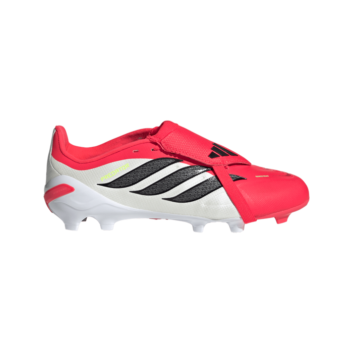 Adidas Predator League Fold-Over Tongue Jnr FG Football Boots (Lucid Red/Core Black/Cloud White)