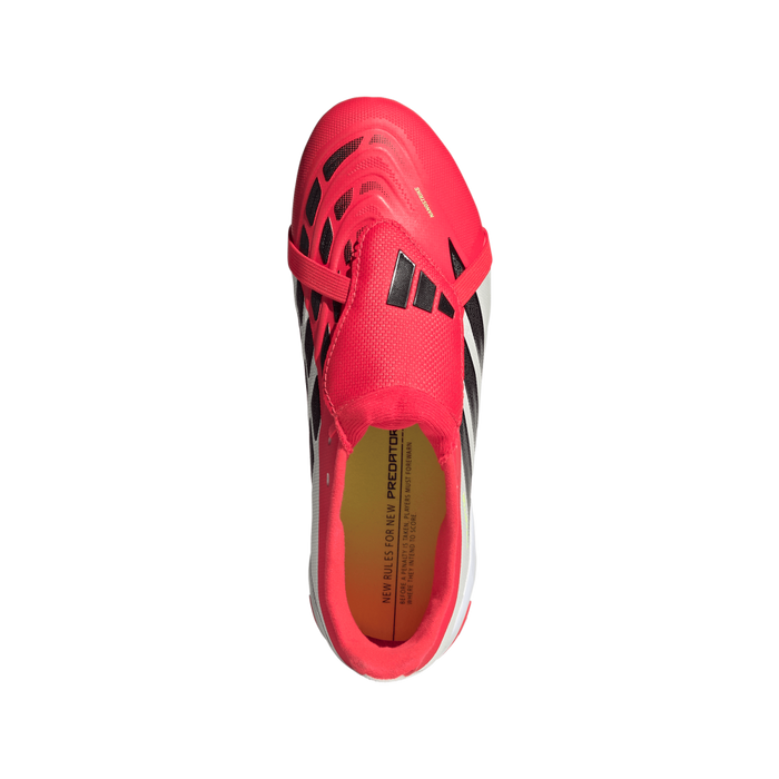 Adidas Predator League Fold-Over Tongue Jnr FG Football Boots (Lucid Red/Core Black/Cloud White)