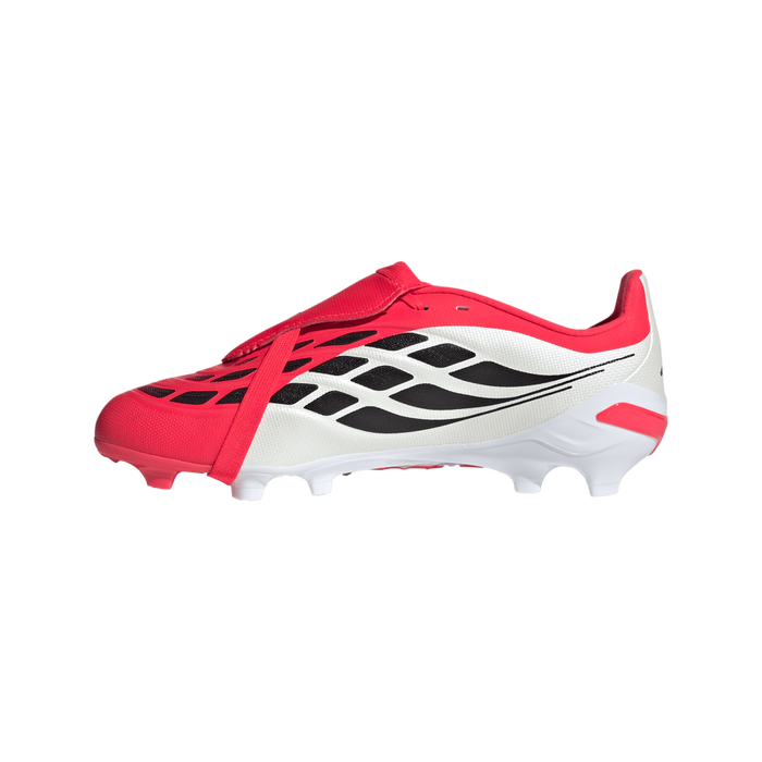 Adidas Predator League Fold-Over Tongue Jnr FG Football Boots (Lucid Red/Core Black/Cloud White)