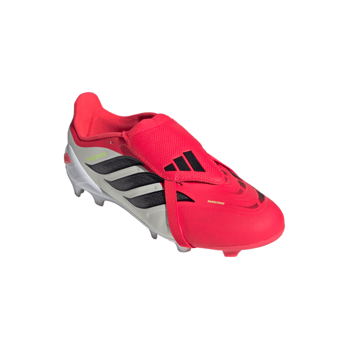 Adidas Predator League Fold-Over Tongue Jnr FG Football Boots (Lucid Red/Core Black/Cloud White)