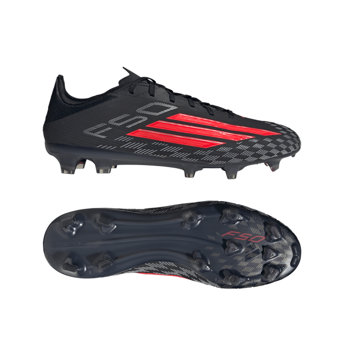 Adidas F50 Pro FG Football Boots (Core Black/Lucid Red/Core Black)