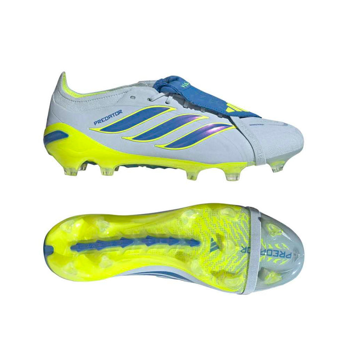 Adidas Predator Elite Fold-Over Tongue FG Football Boots (Crystal Sky/Ray Blue/Team Solar Yellow 2)