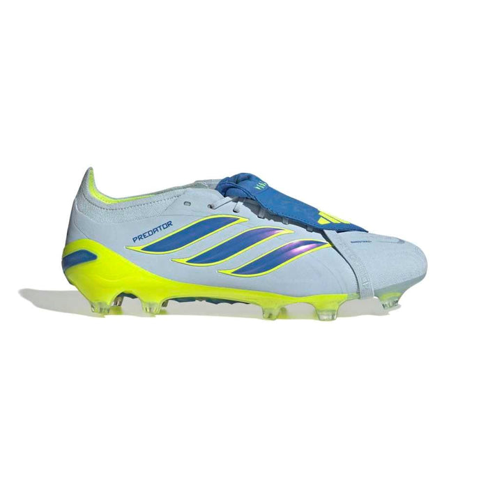 Adidas Predator Elite Fold-Over Tongue FG Football Boots (Crystal Sky/Ray Blue/Team Solar Yellow 2)