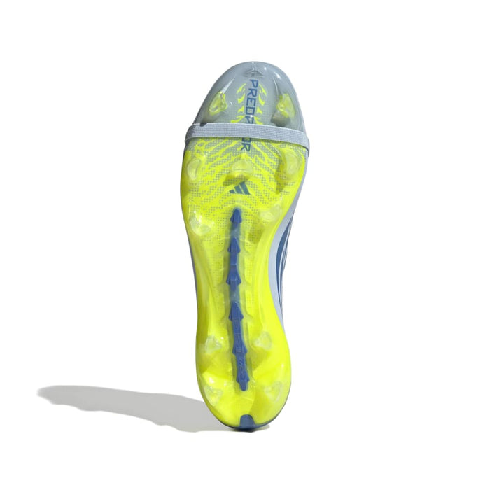 Adidas Predator Elite Fold-Over Tongue FG Football Boots (Crystal Sky/Ray Blue/Team Solar Yellow 2)