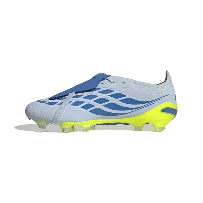 Adidas Predator Elite Fold-Over Tongue FG Football Boots (Crystal Sky/Ray Blue/Team Solar Yellow 2)