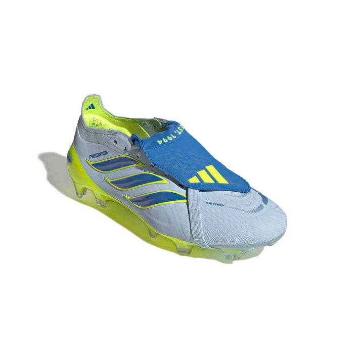 Adidas Predator Elite Fold-Over Tongue FG Football Boots (Crystal Sky/Ray Blue/Team Solar Yellow 2)