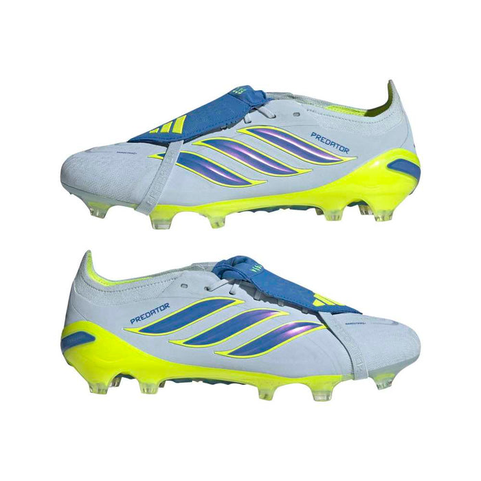 Adidas Predator Elite Fold-Over Tongue FG Football Boots (Crystal Sky/Ray Blue/Team Solar Yellow 2)