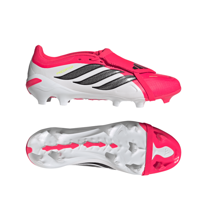 Adidas Predator League Fold-Over Tongue FG Football Boots (Lucid Red/Core Black/Cloud White)