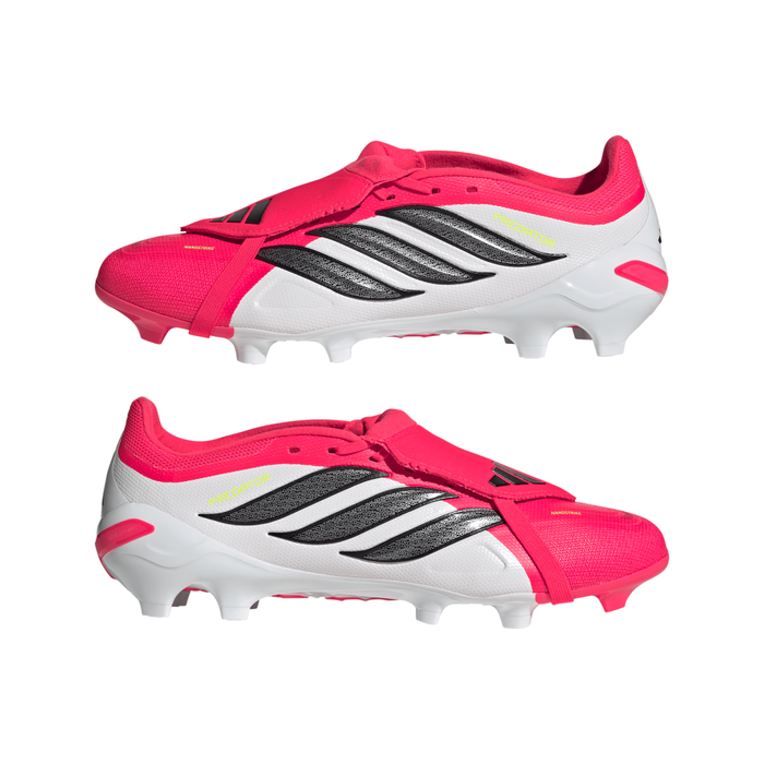 Adidas Predator League Fold-Over Tongue FG Football Boots (Lucid Red/Core Black/Cloud White)