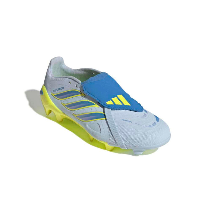 Adidas Predator League Fold-Over Tongue FG Football Boots (Crystal Sky/Ray Blue/Team Solar Yellow 2)