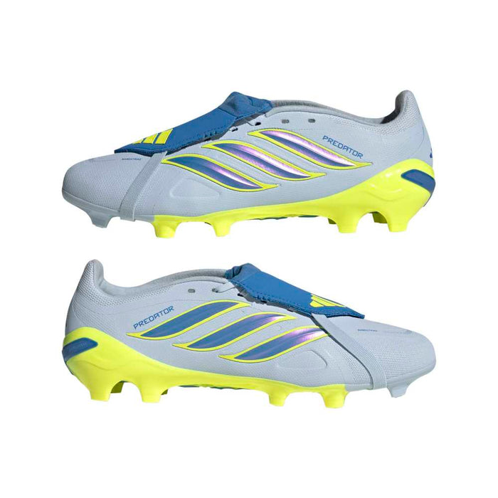 Adidas Predator League Fold-Over Tongue FG Football Boots (Crystal Sky/Ray Blue/Team Solar Yellow 2)