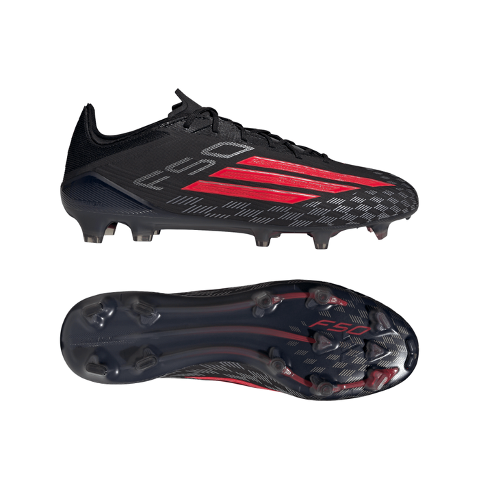 Adidas F50 Elite FG Football Boots (Core Black/Lucid Red/Core Black)