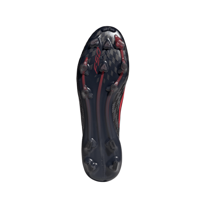 Adidas F50 Elite FG Football Boots (Core Black/Lucid Red/Core Black)
