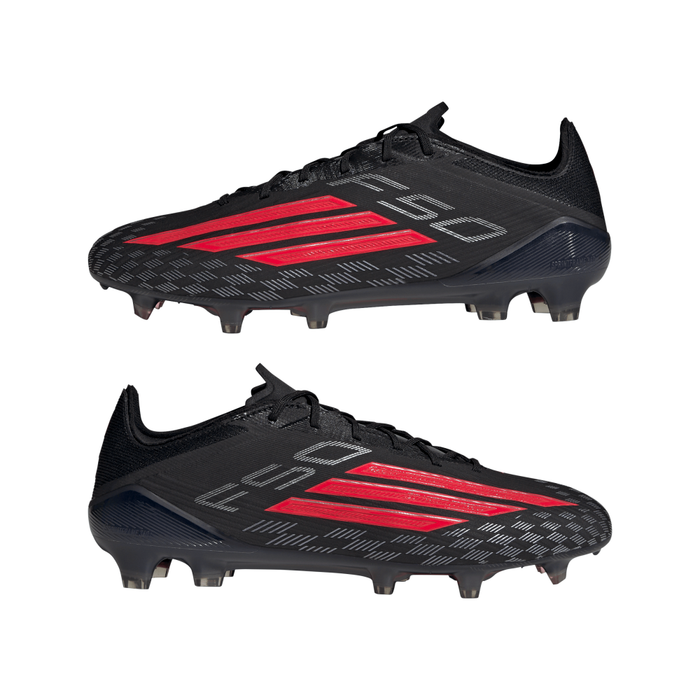 Adidas F50 Elite FG Football Boots (Core Black/Lucid Red/Core Black)