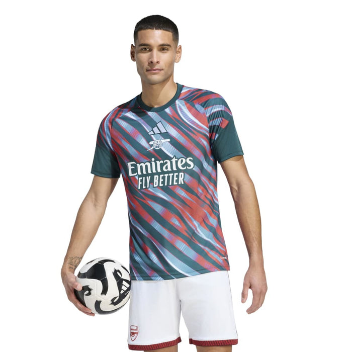 Arsenal 26/27 pre-match warm-up shirt, official adidas