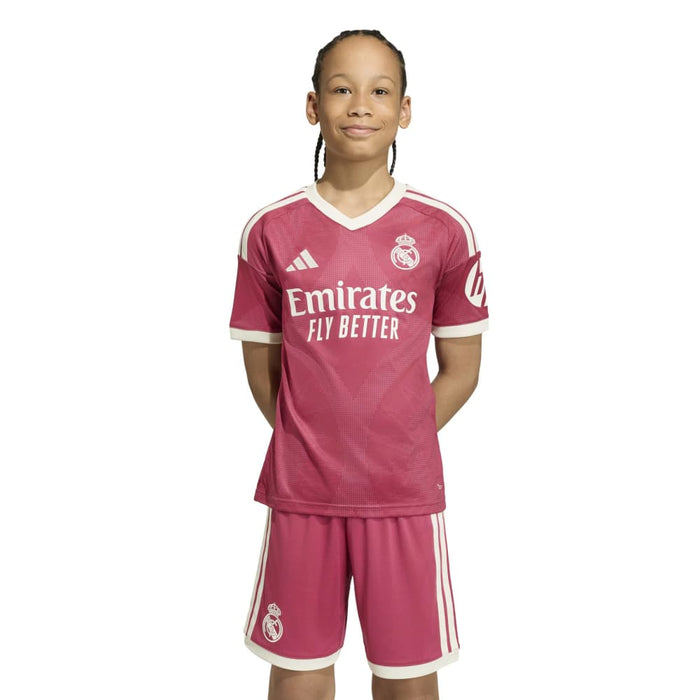 Real Madrid Youth Third Jersey 26/27, official adidas replica supporter shirt with sewn-on club crest