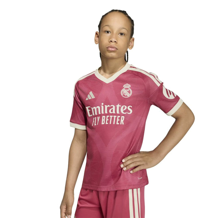 Real Madrid Youth Third Jersey 26/27, official adidas replica supporter shirt with sewn-on club crest