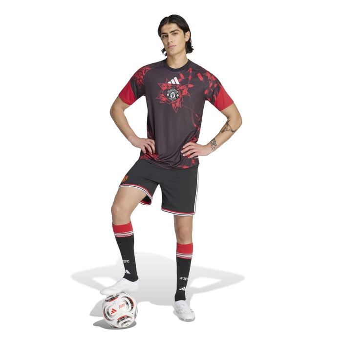 Manchester United 26/27 pre-match warm-up shirt, official adidas