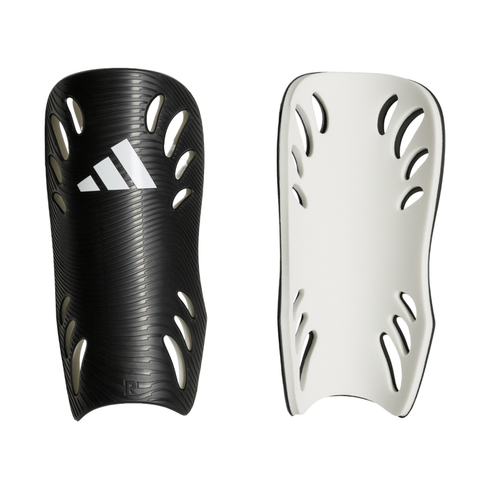 adidas adiFlex shin guards in black and white