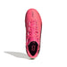 adidas F50 Hyperfast Club FG/MG junior football boot in solar turbo, black and gold - top-down view