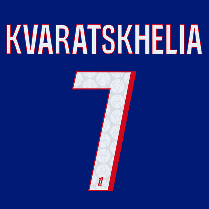 PSG Home Print 26/27 (Adult) - KVARATSKHELIA 7