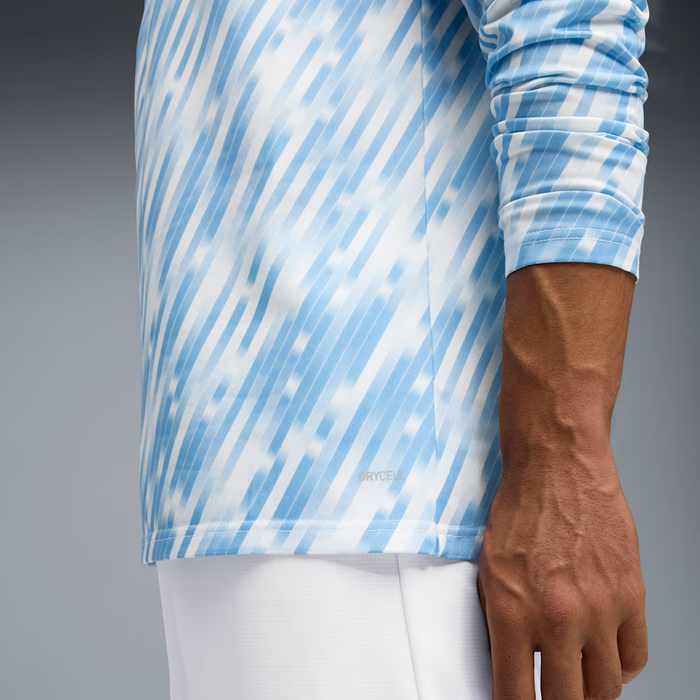 Manchester City Adult Warm Up 1/4 Zip Top (Silver Sky)