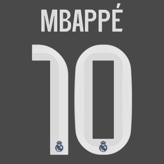 Real Madrid Away Print 25/26 (Adult) - MBAPPE 10