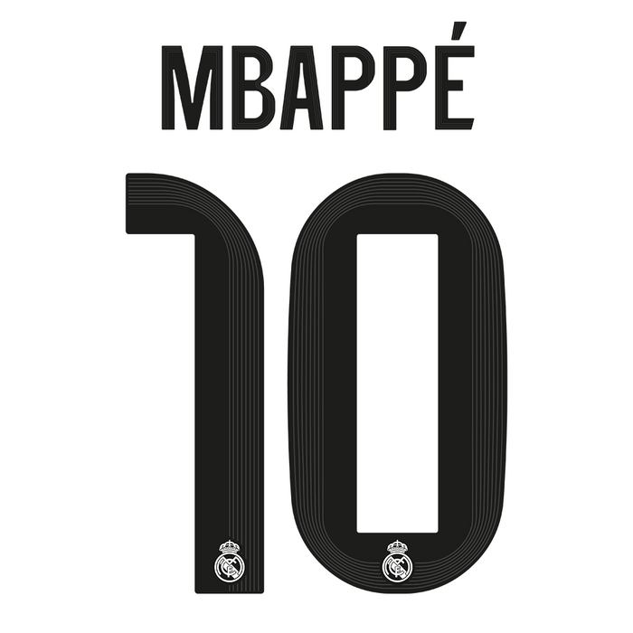 Real Madrid Home Print 25/26 (Youth) - MBAPPE 10